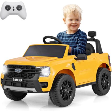 COSTWAY Ford Ranger Auto Elettrica 12V per Bambini, con Telecomando, USB, Clacson, 2 Modalità di Guida, Connessione Wireless, Partenza Progressiva, per Bambini da 3 a 6 Anni