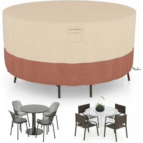 Funda protectora mesa rectangular + 6 u 8 sillas de jardín