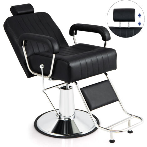 COSTWAY Heavy Duty Salon Chair Hydraulic 360 Degrees Rolling Swivel Barber Chair
