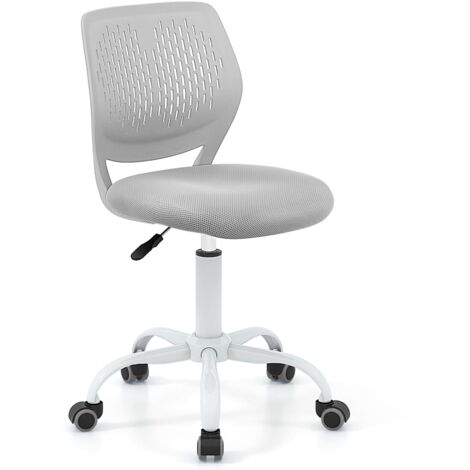COSTWAY Kids Desk Chair Ergonomic Adjustable Children Study Chair-Grey