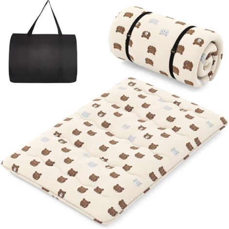 Materasso Pieghevole 97x200cm - Futon 3in1 Pouf Letto Singolo, Anallergico, Made In Italy - Foto 10