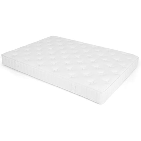 COSTWAY Materasso Singolo, Materasso Ibrido in Schiuma da 20 cm, Molle a Sacchetto per Isolamento dal Movimento e Sollievo della Pressione, Durezza Media (140x200cm)