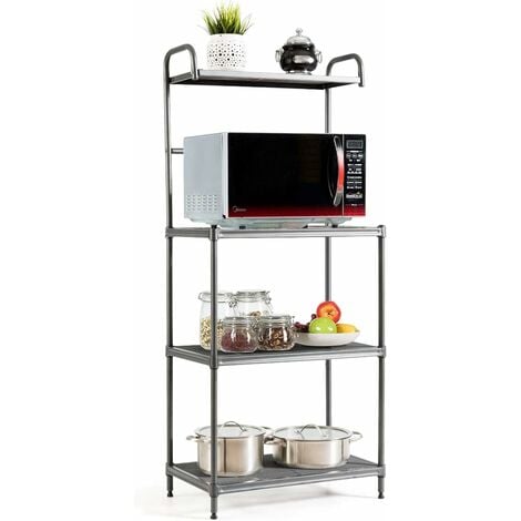 BES-34124 - Ordine e pulizia - beselettronica - Carrello da Cucina 50cm  Ruote Cesto Scaffale Impilabile Organizer Portafrutta