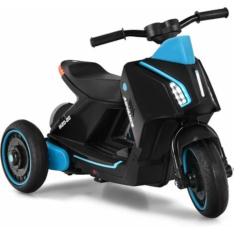 Il numero 1 del risparmio-VESPA GTS SUPER SPORT ELETTRICA CAVALCABILE PER  BAMBINI DA 6 V DI COLORE BIANCO