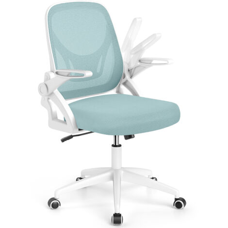 COSTWAY Office Chair Swivel Mesh Desk Chair Adjustable Height Blue