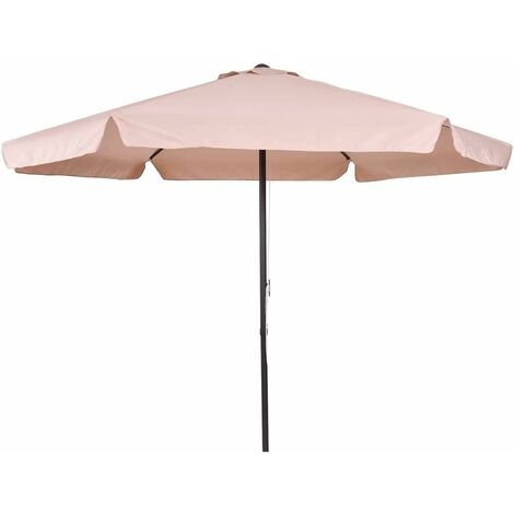 COSTWAY Pare-soleil parapluie marché Parasol parapluie 300CM crème solaire