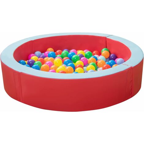 Pozo de bolas plegable 80x26cm, piscina de bolas para el parque infantil  para bebés, parque de estructura de bolas piscina seca oceánica - gris rosa