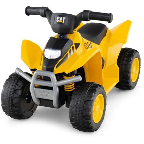 COSTWAY Quad Elettrico per Bambini 18-36 Mesi, Macchina Cavalcabile per Bambini con Batteria Ricarilabile 6V, Veicolo Elettrico con Faro a LED e 4 Ruote per Interno ed Esterno, Portata 25 kg