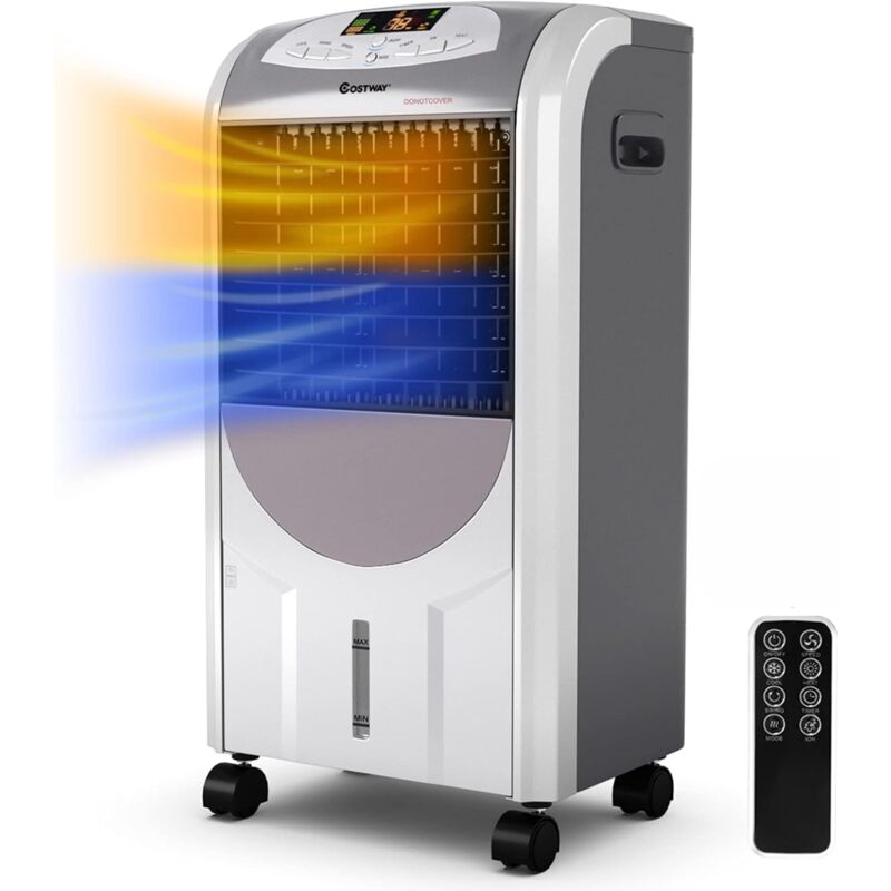 Rafraîchisseur d'air 4 en 1 Costway 486m³/h 75W Gris