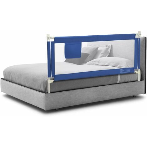 Barrera para cama para cuna convertible, cama individual, cama doble, cama  grande Queen y King, gris