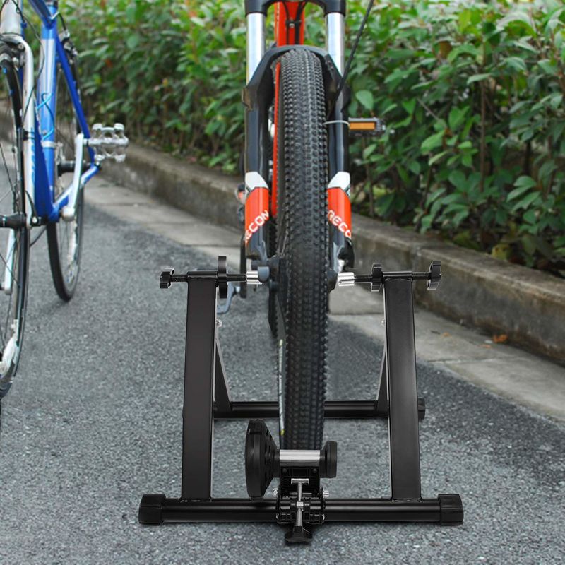 Costway Rollentrainer Aus Stahl Cycletrainer Klappbar Fahrrad