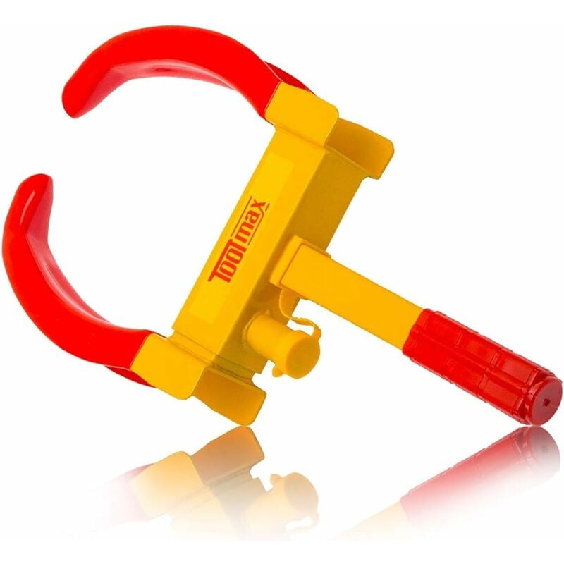 Costway - Serrure de Roue de Voiture,Sabot de Voiture,Sabot de Rouette,Antivol Véhicule pour Rouette de Voiture,Antivol de Voiture Fix