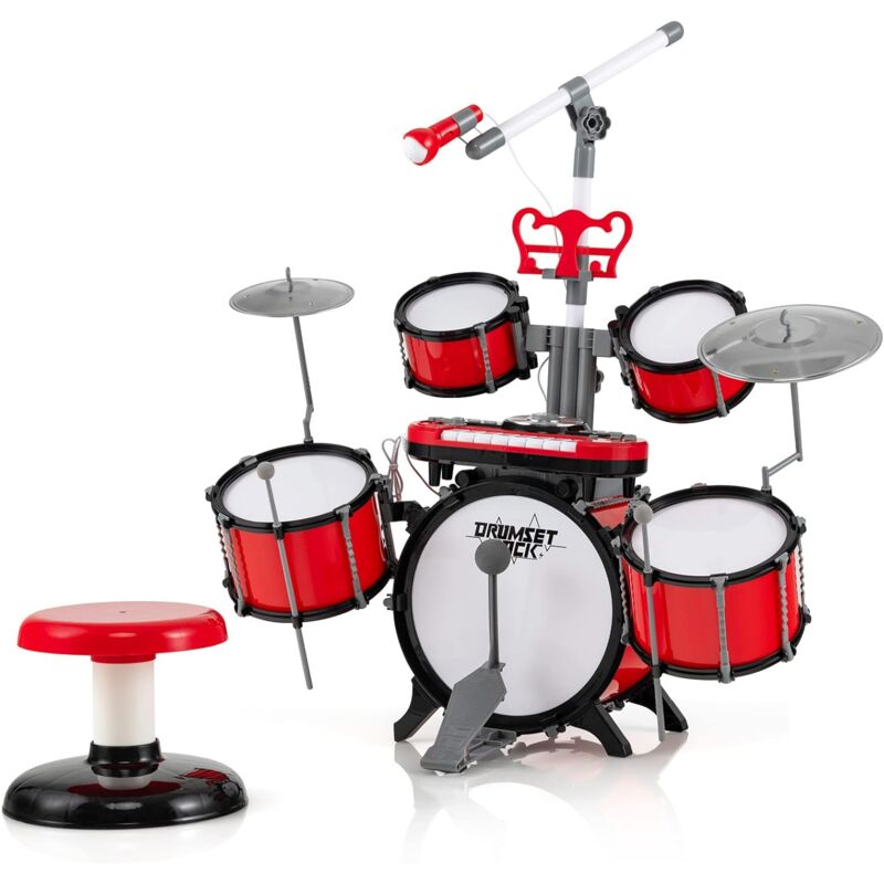 Maglietta Batteria Per Musicisti - Design Drumset, Unisex, Cotone, Regalo Per Batteristi - Foto 14