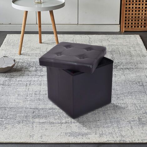 Gartenbox keter aufbewahrungsbox 30 euro zu Top Preisen Deetjen u. Meyer Sitztonne Premium Schwarz L Hocker Fußhocker Aufbewahrungstonne Box Sitzbank Sitzhocker