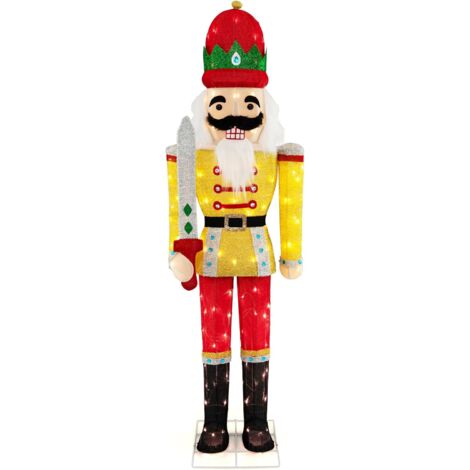 Soprammobile Natalizio Teddy Schiaccianoci In Ceramica Handmade - Regalo Natale 2022 - Foto 10