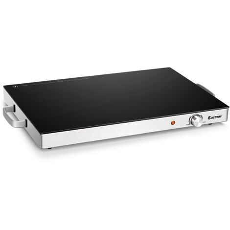COSTWAY Stainless Steel Warming Tray Electric Food Tray Dish Warmer