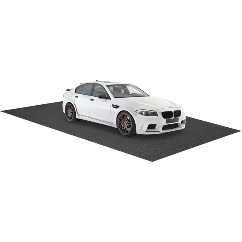 Tapis de Sol pour Garage Imperméable, Tapis Antidérapant Voiture Réutilisable et Lavable avec Ruban Adhésif Double Face, Absorbant pour Déversement