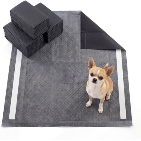 COSTWAY Tappetini Igienici per Cani al Carbone Attivo,6 Strati Impermeabili,Rapido Asciugatura,60cm