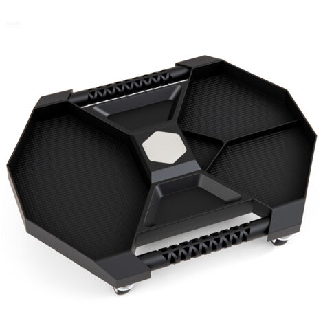 COSTWAY Tool Creeper Rolling Tool Tray Automotive Caddy Tray w/4 Swivel Casters