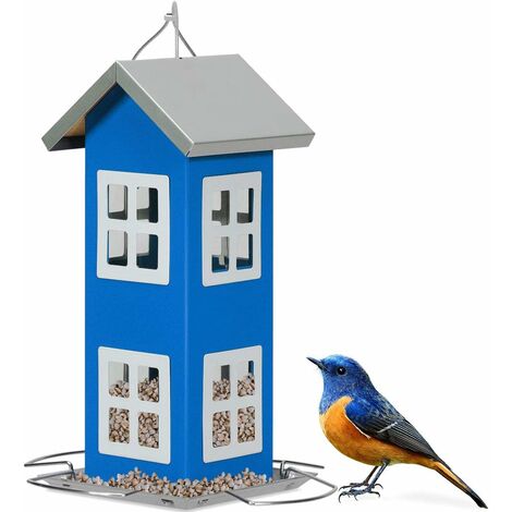 3er Set Fenster-Vogelfutterhaus Futterspender Fütterstation für Vögel Futterhaus