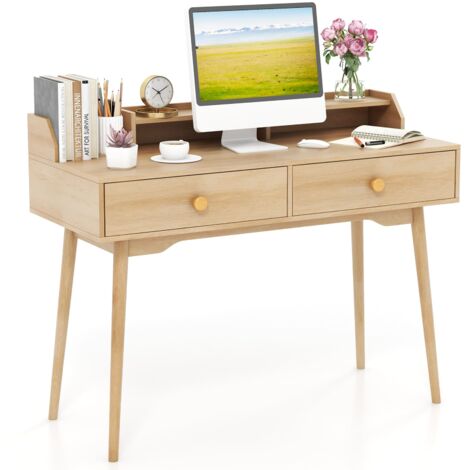 COSTWAY Writing Desk 120 CM Home Office Computer Workstation