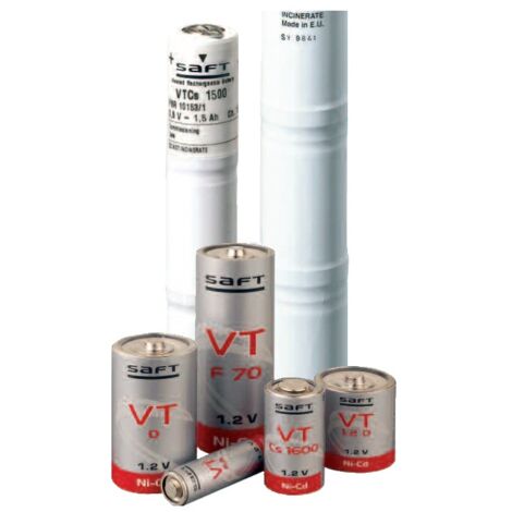 Cote lato batteria Saft 3 VRECs 1800