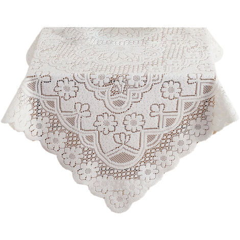 Coton fait main Crochet dentelle chemin de Table napperons Table commode tapis style3