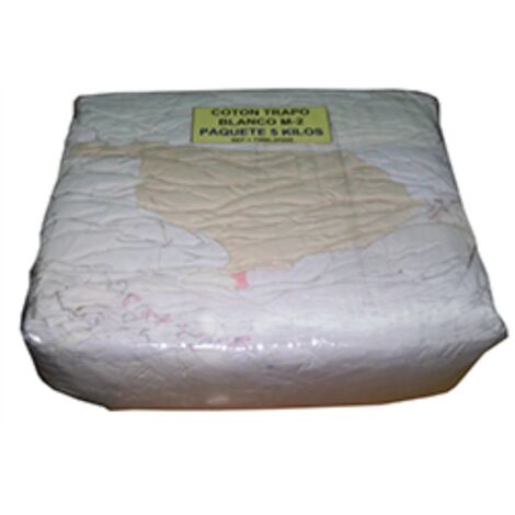 Coton Trapo Blanco M-2 Paquete 5 kg TBML2P050