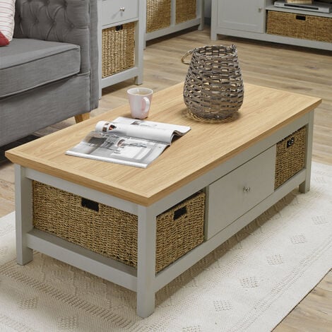 LPD FURNITURE Cotswold Coffee Table Grey