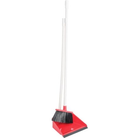 Cotswold Long Handled Plastic Dustpan & Brush Set