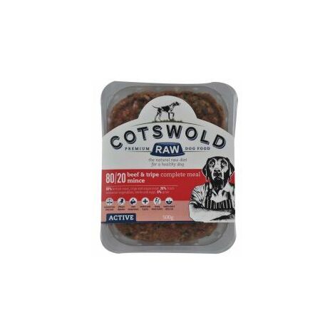 Cotswold Raw Active Mince Beef & Tripe - 500g - 383936