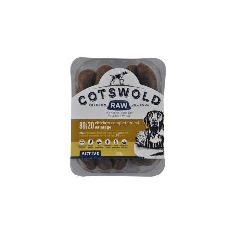 Cotswold Raw Active Sausage Chicken - 500g - 383871