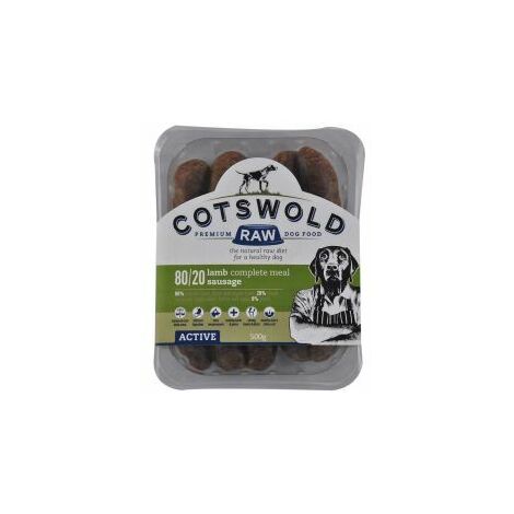 Cotswold Raw Active Sausage Lamb - 500g - 383893