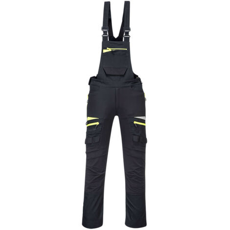 Cotte à bretelles DX4 couleur : Noir taille M - PORTWEST