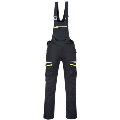 Cotte à bretelles DX4 couleur : Noir taille XL - PORTWEST