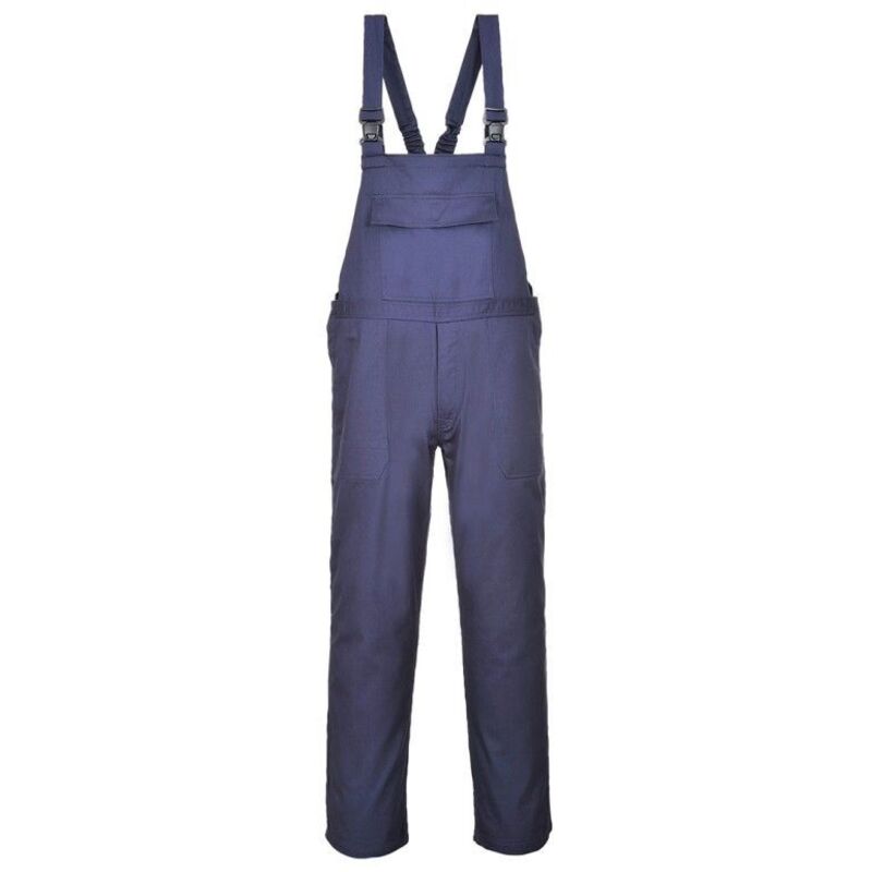 Portwest - Cotte à Bretelles ignifugé Bizflame Bleu Marine xxl