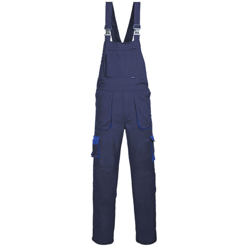 Portwest - Cotte à Bretelles Texo Contrast Couleur : Marine Taille Xs