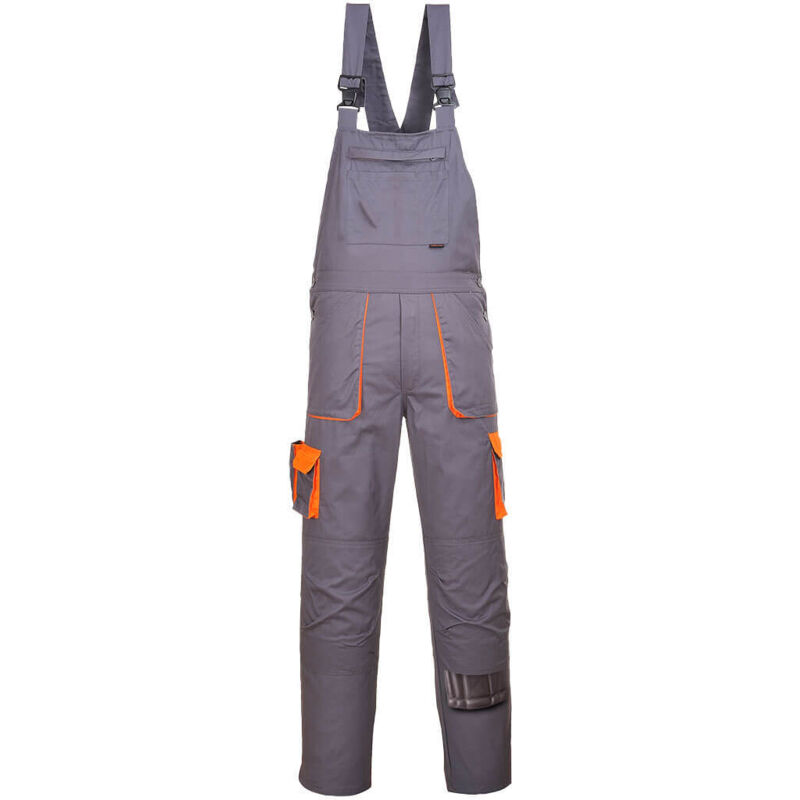 Cotte à Bretelles Portwest Texo Contrast Couleur : Gris Taille 4xl Portwest