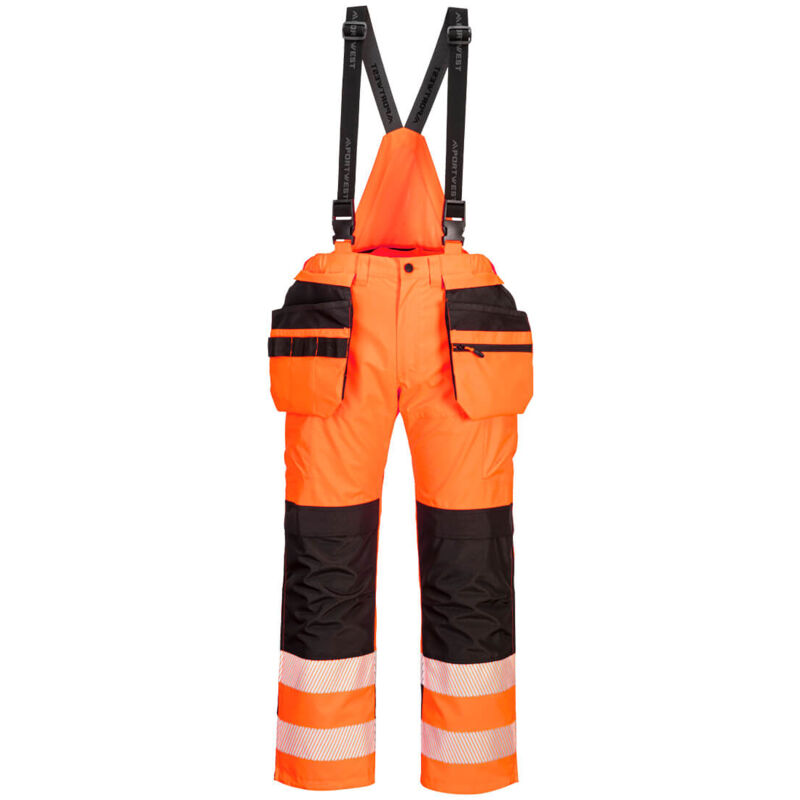 Trägerkleid Pw3 Hochsichtbarkeit - Xl - Orange/schwarz - Portwest