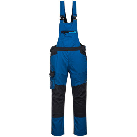 Cotte à bretelles WX3 couleur : Bleu Persan taille S - PORTWEST