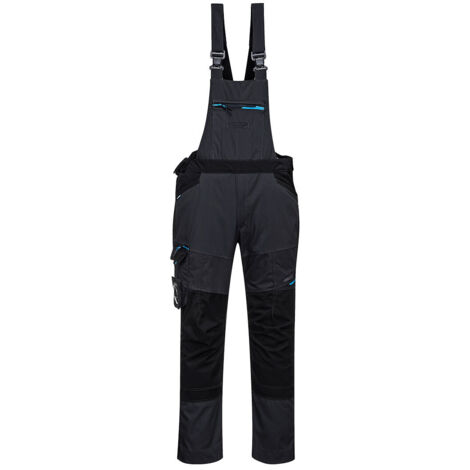 Cotte à bretelles WX3 couleur : Gris Métal taille S - PORTWEST