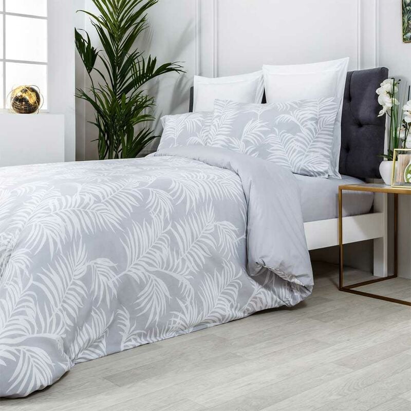 

Funda nordica ALGODÓN ORGANICO ORIO Gris 100% ALGODÓN ORGÁNICO - Disponible en varios tamaños - Cama de 105 x 190/200. - Gris - Cotton Artean