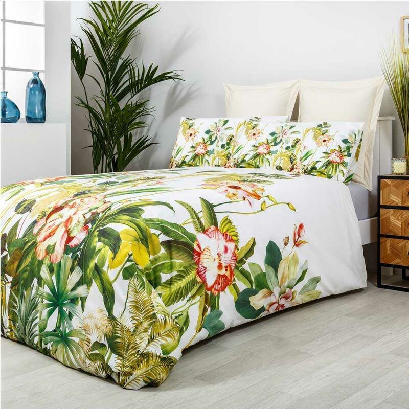 

Funda Nordica Botanic ALGODÓN 100% - Disponible en varios tamaños - Cama de 135 - Multicolor - Cotton Artean