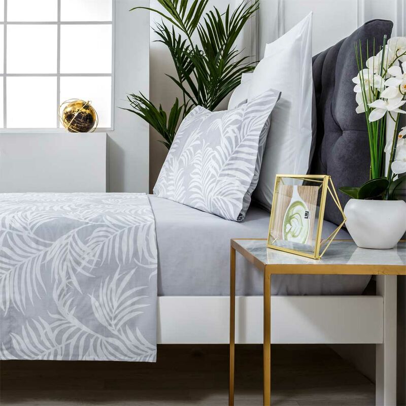 

COTTON ARTean Juego de sabanas ALGODÓN ORGANICO ORIO Gris 100% ALGODÓN ORGÁNICO - Disponible en varios tamaños - Cama de 135 x 190/200 - Gris