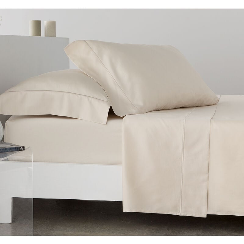 

Juego de sábanas Bambú Beige. ORGÁNICO e HIPOALERGÉNICO. Color Beige. ECOFRIENDLY - Disponible en varios tamaños - Cama de 150 x 190/200 - Beige
