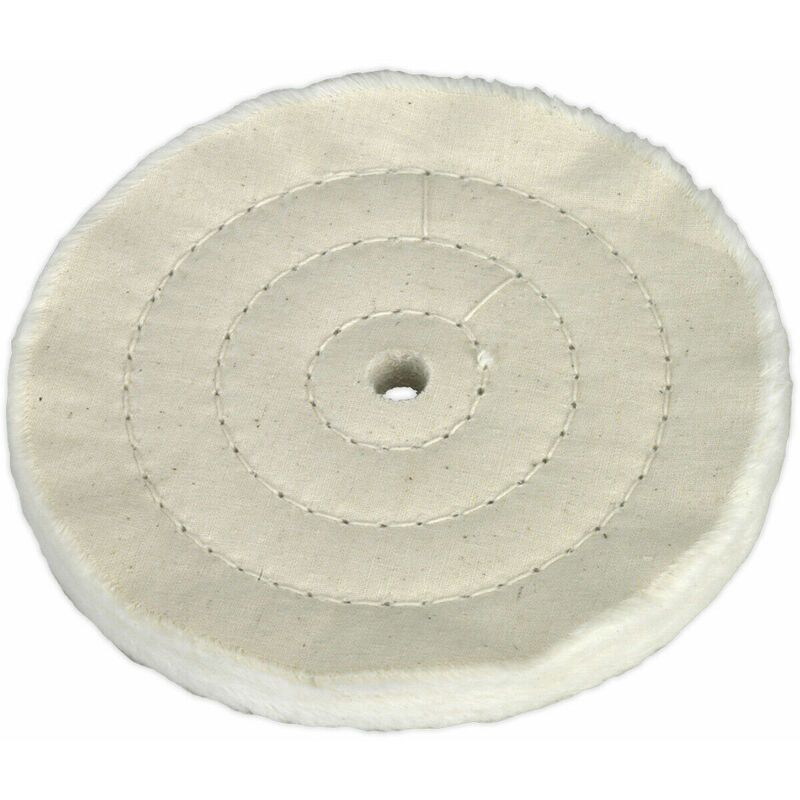 Loops - Cotton Buffing Wheel - 150 x 13mm - 16mm Bore - Bench Grinder Wheel - Fine