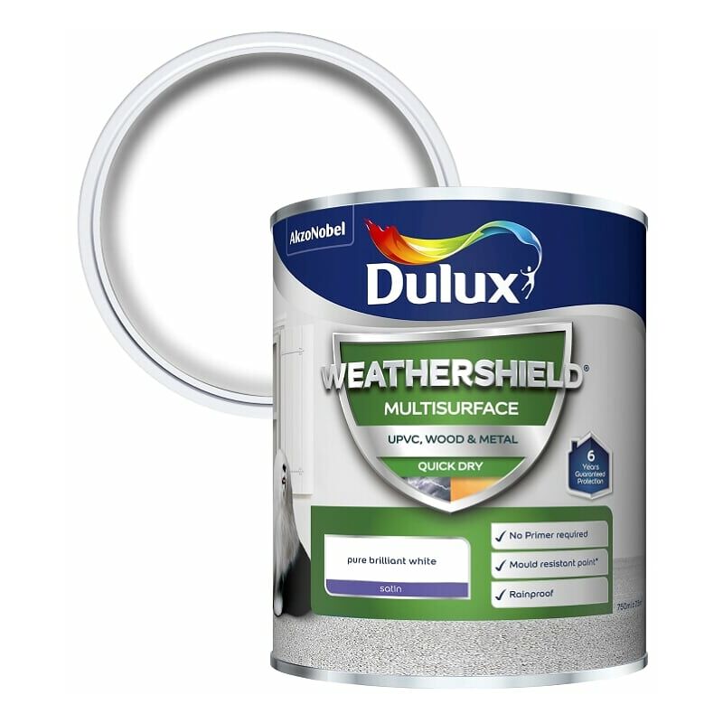 Dulux Retail - Dulux Weathershield Multi Surface Paint - White - 2.5L - White