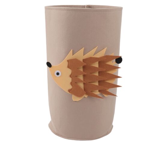Cotton Laundry Hamper Thickened Cartoon Animal Children's Toys Household Sundries Clothes Felt Cotton Storage Bucket Hedgehog