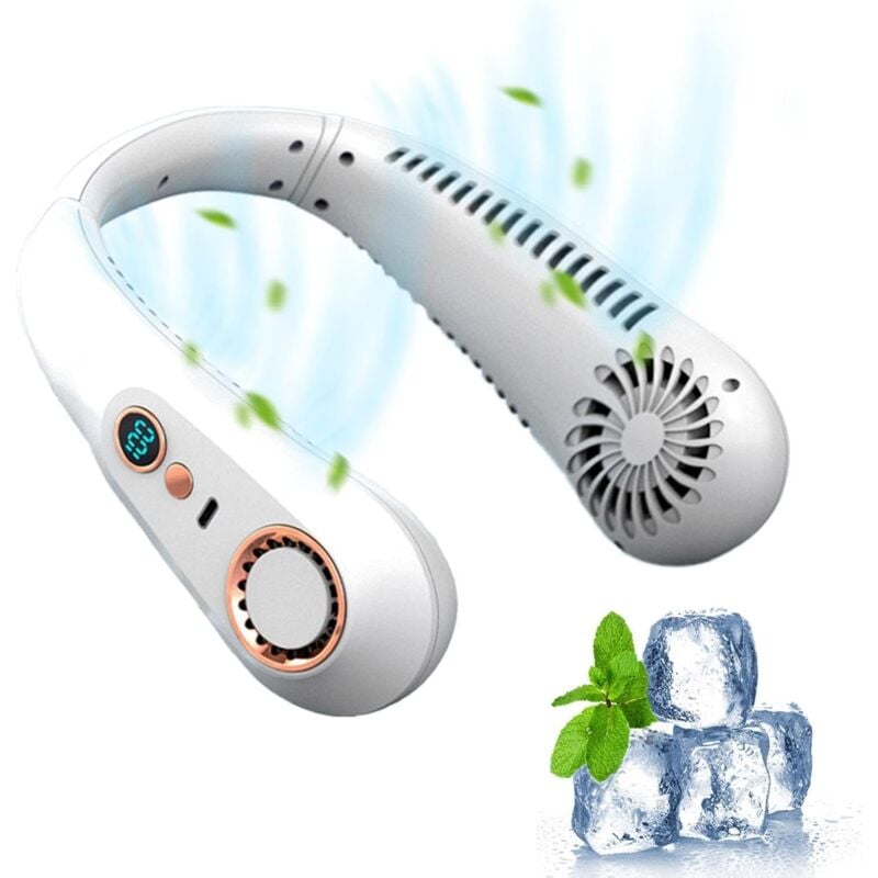 cou refroidissement extérieur,refroidissement portable sans feuilles voyage personnel portable - Batterie 3000mAh voyage portable