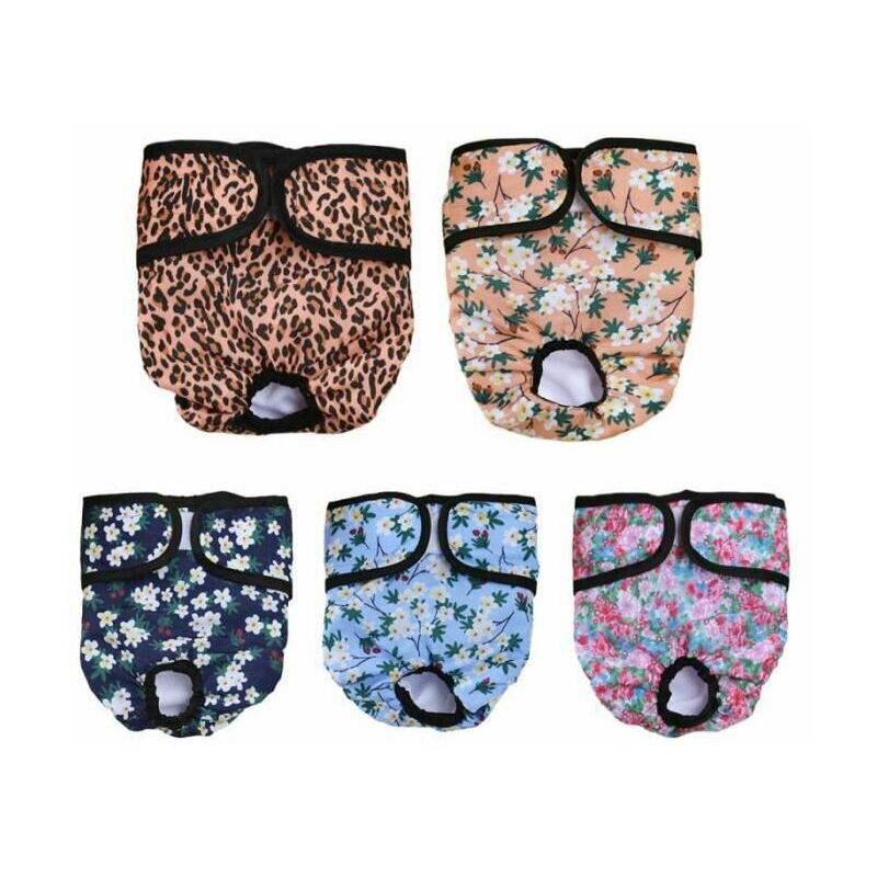 Couches Lavables Réutilisables pour Chiens, Culottes Physiologiques, MPour les animaux de compagnie